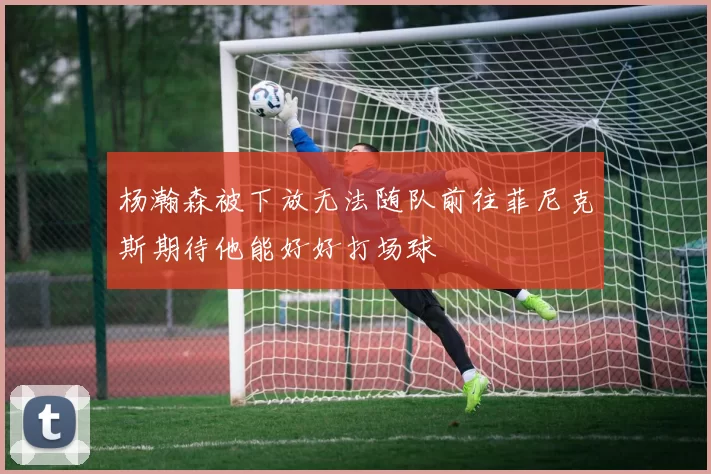 杨瀚森被下放无法随队前往菲尼克斯期待他能好好打场球
